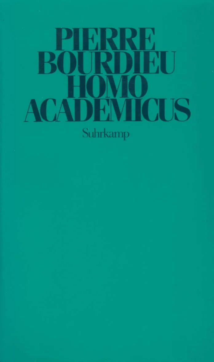 Buchcover von 'Homo academicus' - Taschenbuch von Pierre Bourdieu