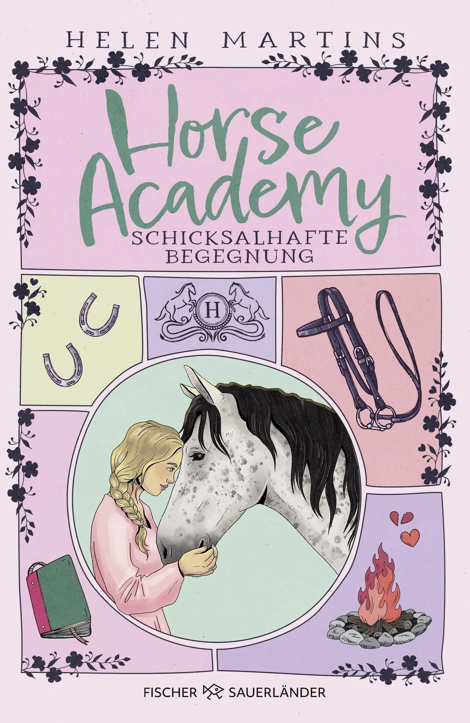 Buchcover von 'Horse Academy – Schicksalhafte Begegnung' - Gebundene Ausgabe von Helen Martins