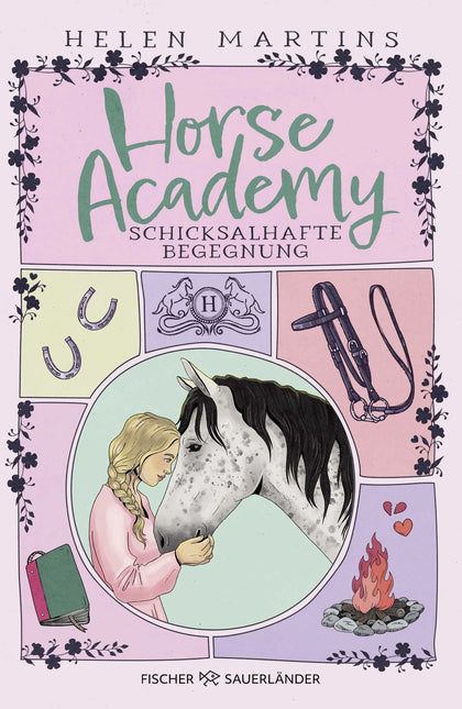 Buchcover von 'Horse Academy – Schicksalhafte Begegnung' - Gebundene Ausgabe von Helen Martins