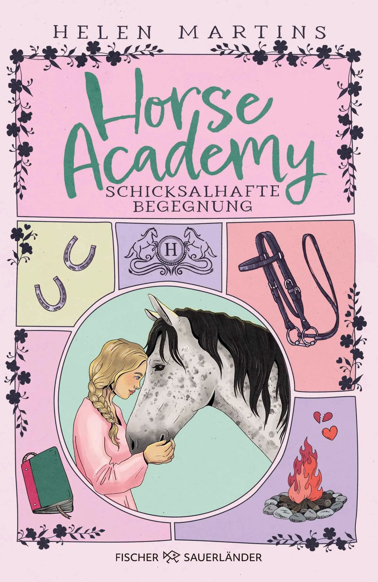 Cover: Horse Academy – Schicksalhafte Begegnung (Hardcover) von Helen Martins
