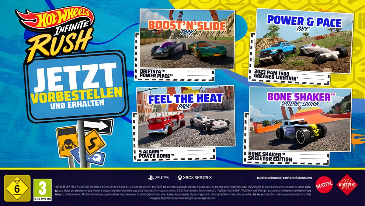 Spielszene 1 aus Hot Wheels Infinite Rush D1 – PlayStation 5