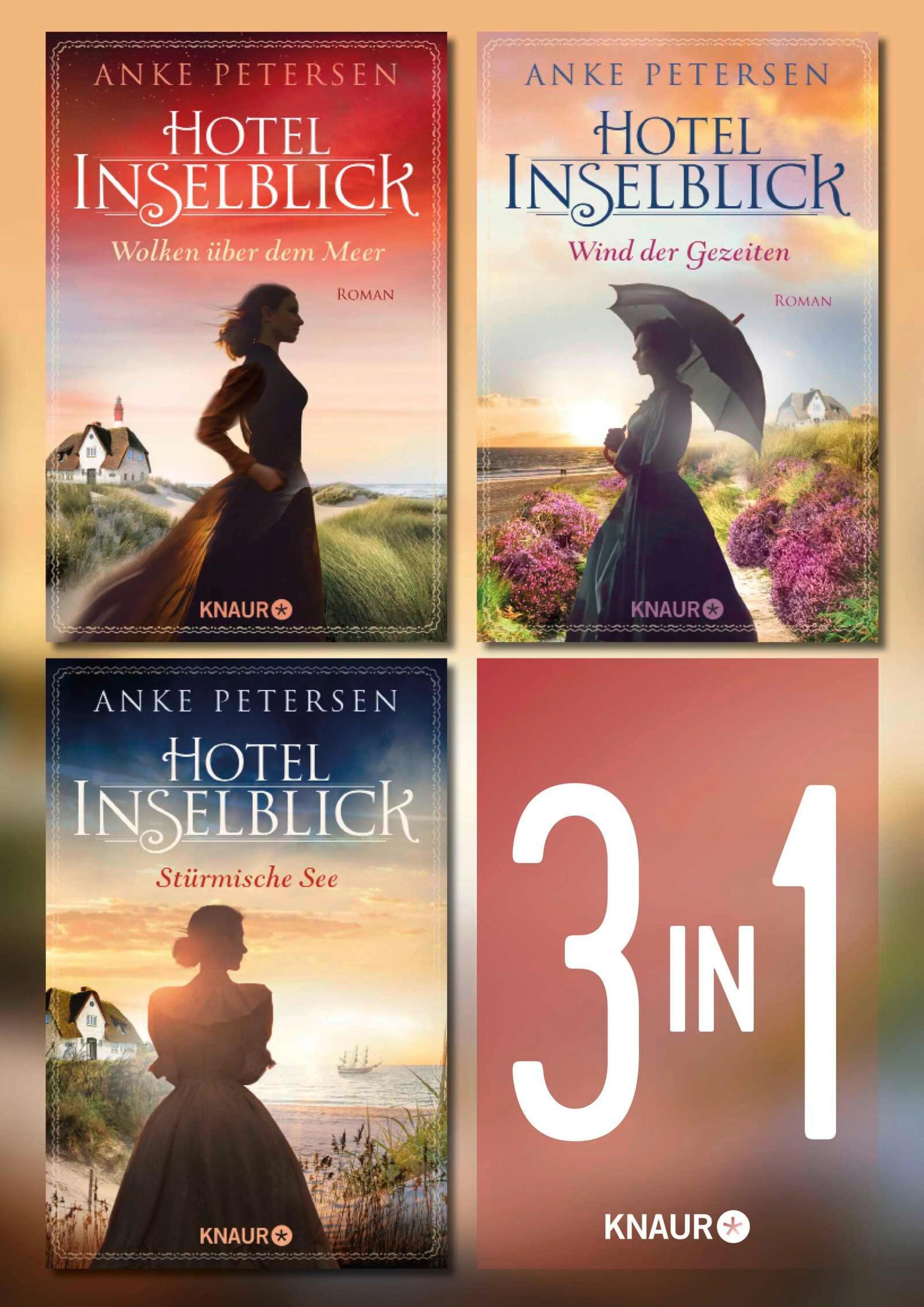 Cover: Hotel Inselblick Band 1-3. Das große Familiensaga-Bundle (E-Book) von Anke Petersen