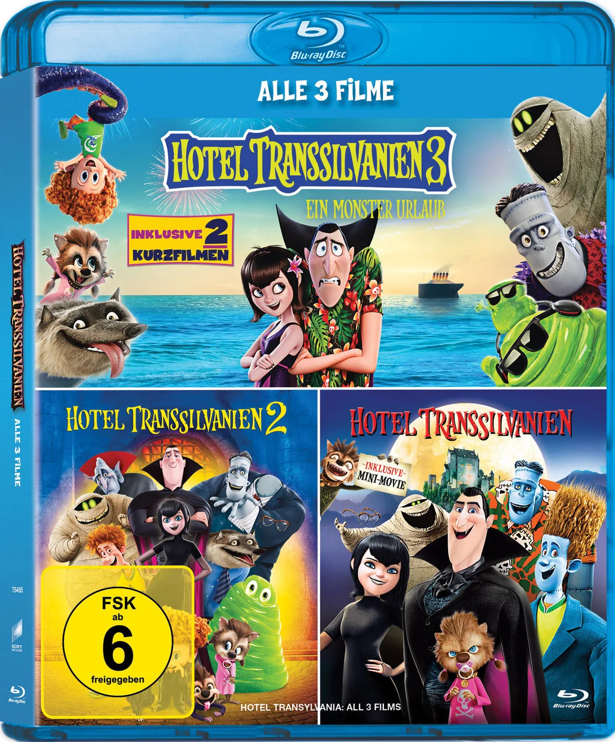 Hotel Transsilvanien - Alle 3 Filme - Blu-ray Disc