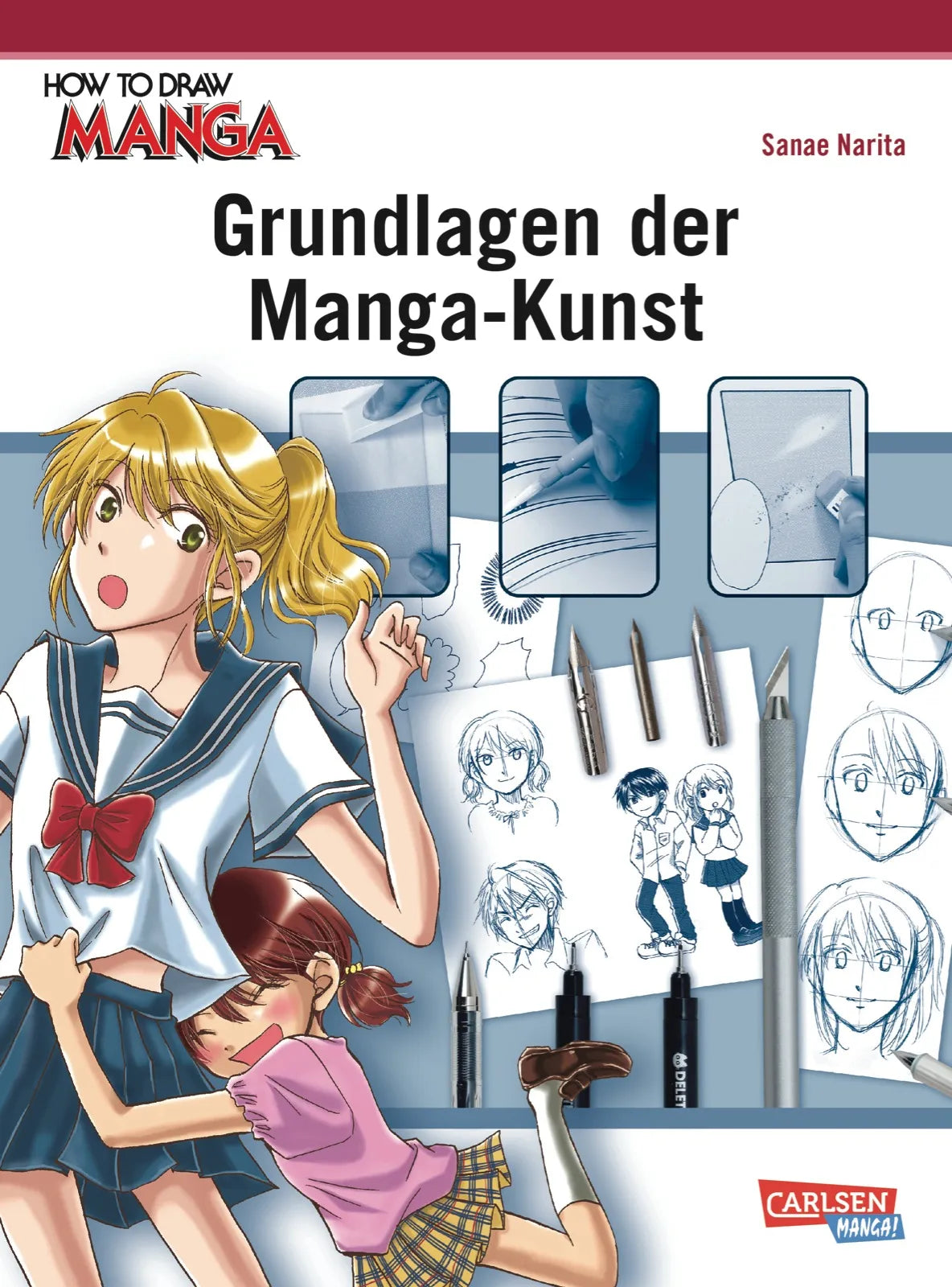 Buchcover von 'How To Draw Manga: Grundlagen der Manga-Kunst' - Taschenbuch von Sanae Narita