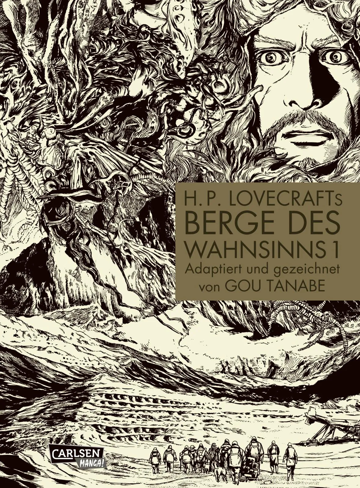 Buchcover von 'H.P. Lovecraft Manga: Berge des Wahnsinns 1' - Paperback von Gou Tanabe