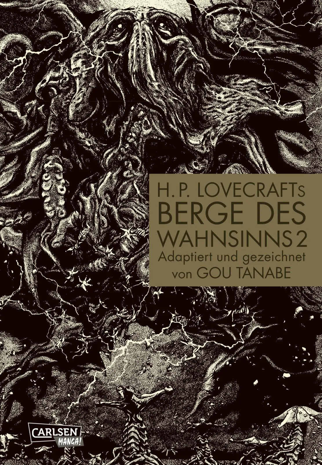 Buchcover von 'H.P. Lovecraft Manga: Berge des Wahnsinns 2' - Paperback von Gou Tanabe