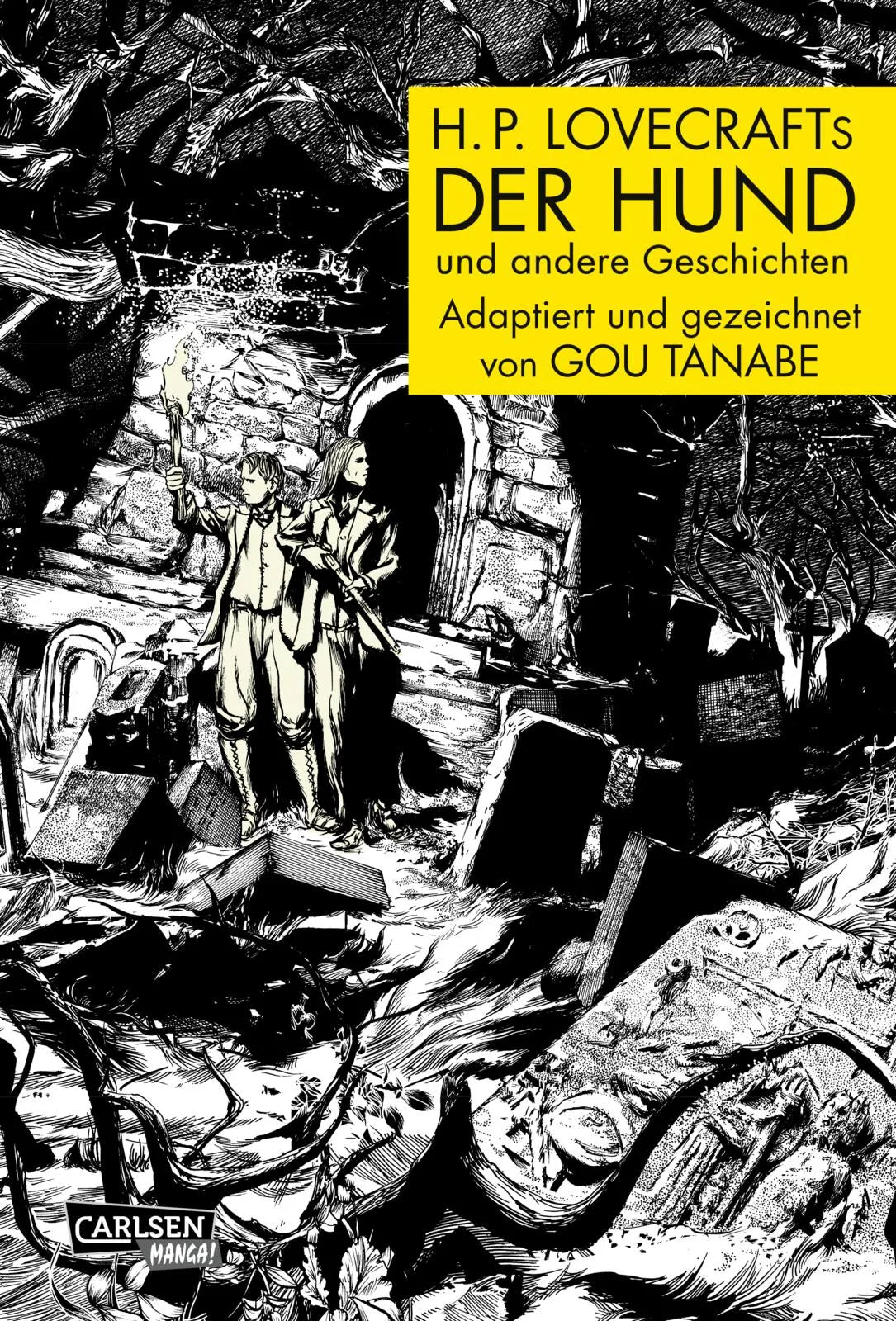 Buchcover von 'H.P. Lovecraft Manga: Der Hund und andere Geschichten' - Paperback von Gou Tanabe