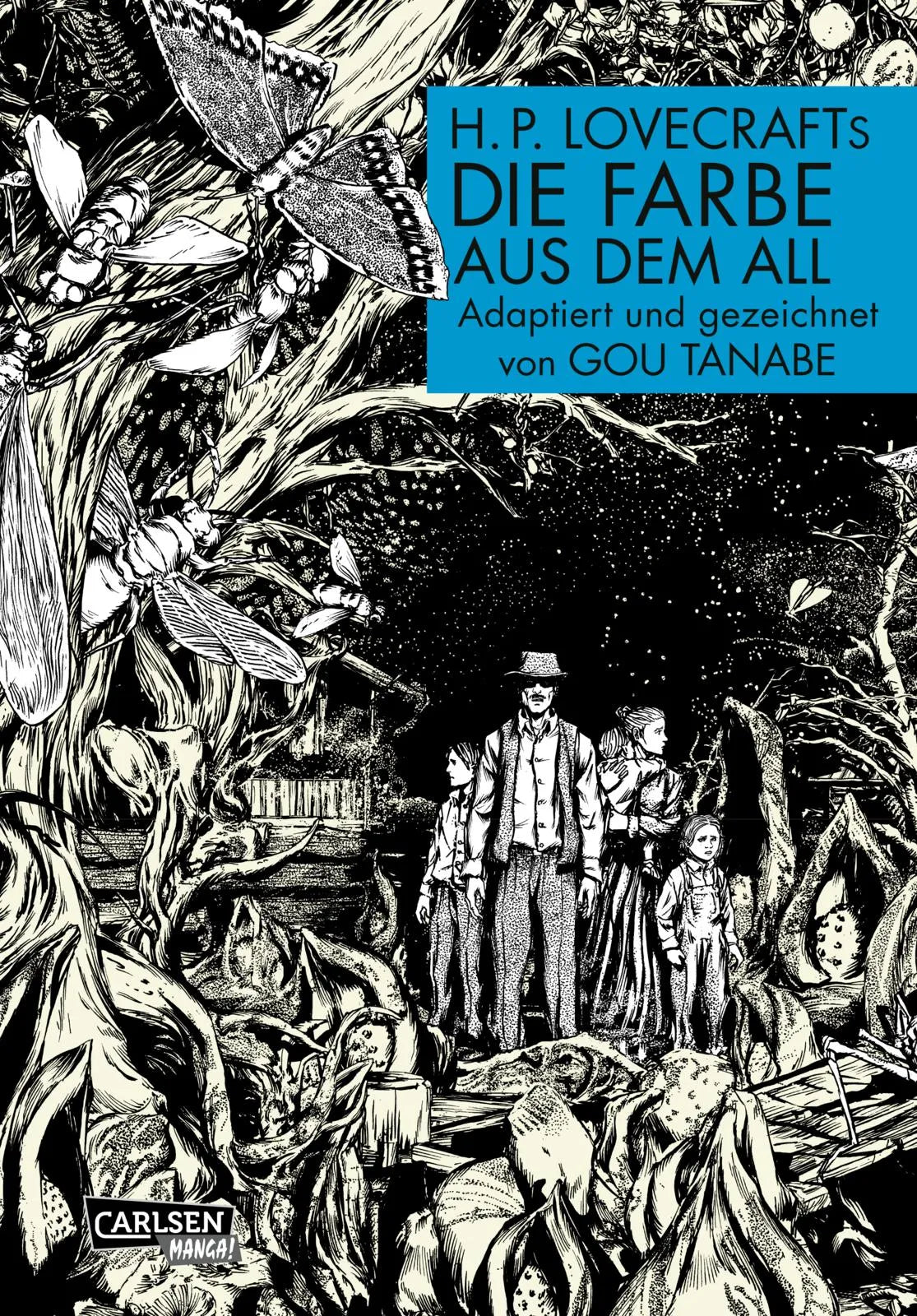 Buchcover von 'H.P. Lovecraft Manga: Die Farbe aus dem All' - Paperback von Gou Tanabe