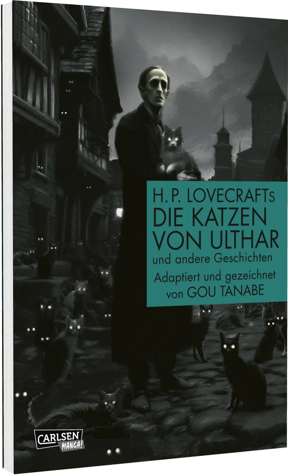 Buchcover von 'H.P. Lovecraft Manga: Die Katzen von Ulthar' - Paperback von Gou Tanabe