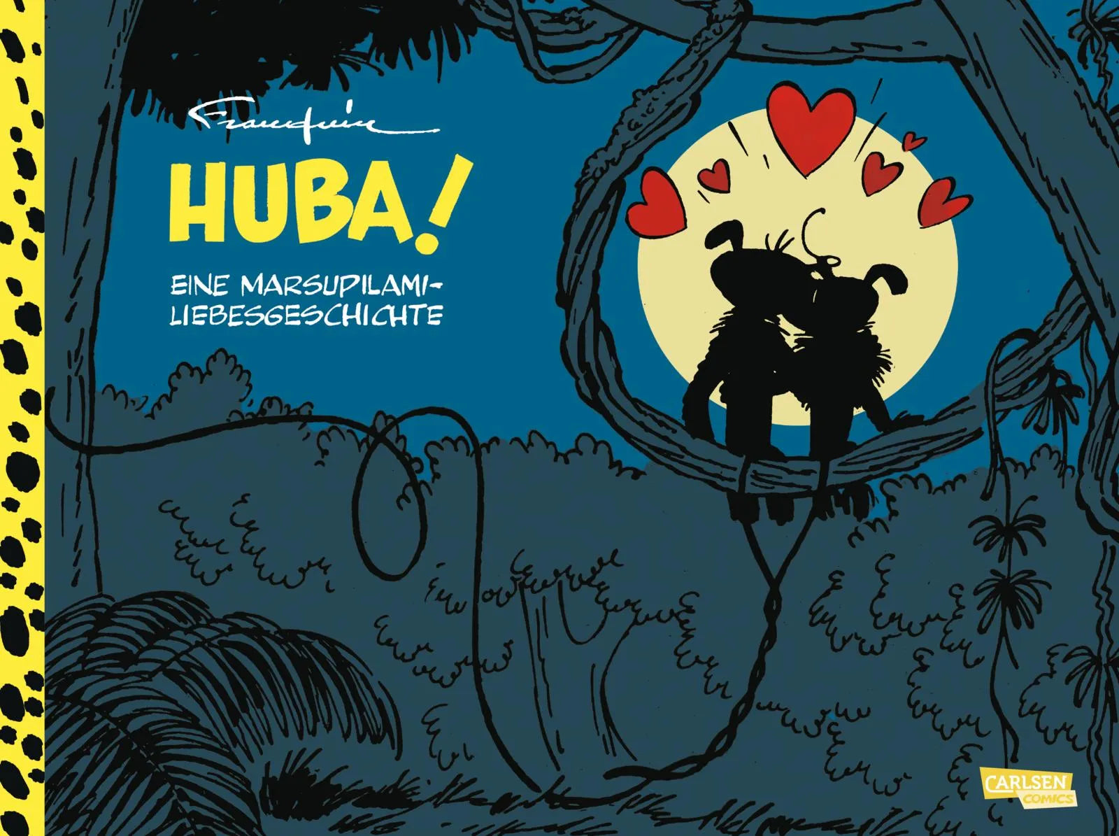 Buchcover von 'Huba! - Eine Marsupilami-Liebesgeschichte' - Gebundene Ausgabe von André Franquin