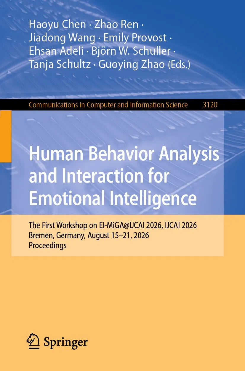 Cover: Human Behavior Analysis and Interaction for Emotional Intelligence (E-Book) von Haoyu Chen