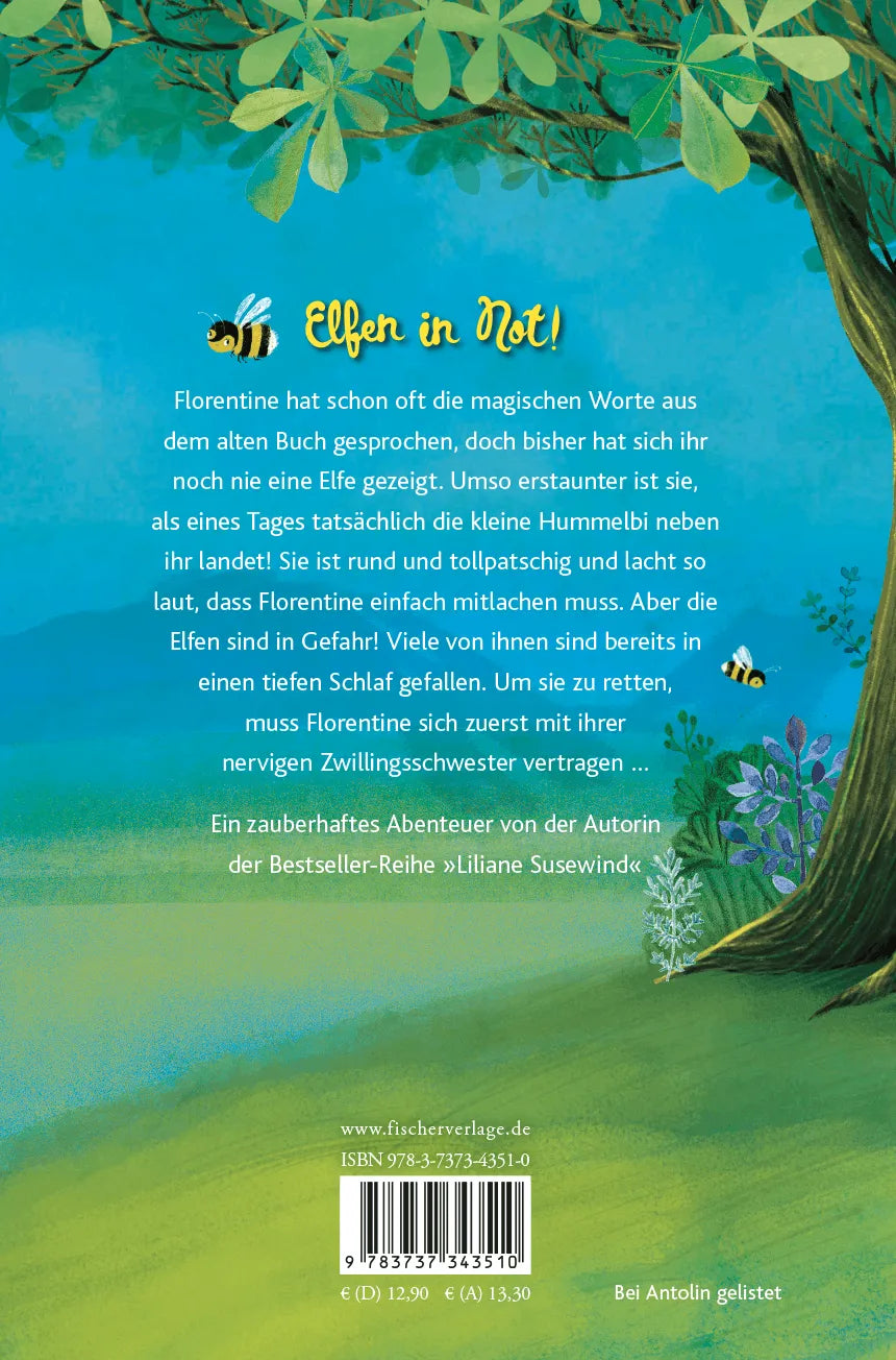 Rückseite: Hummelbi – Der geheime Elfenzauber (Hardcover)