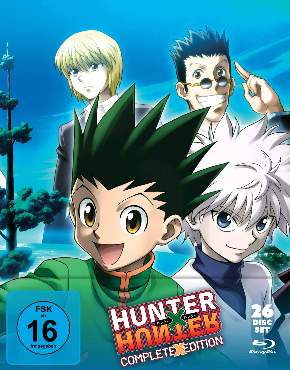 Blu-ray-Cover: HUNTERxHUNTER - COMPLETExEDITION. Regie: Hiroshi Koujina