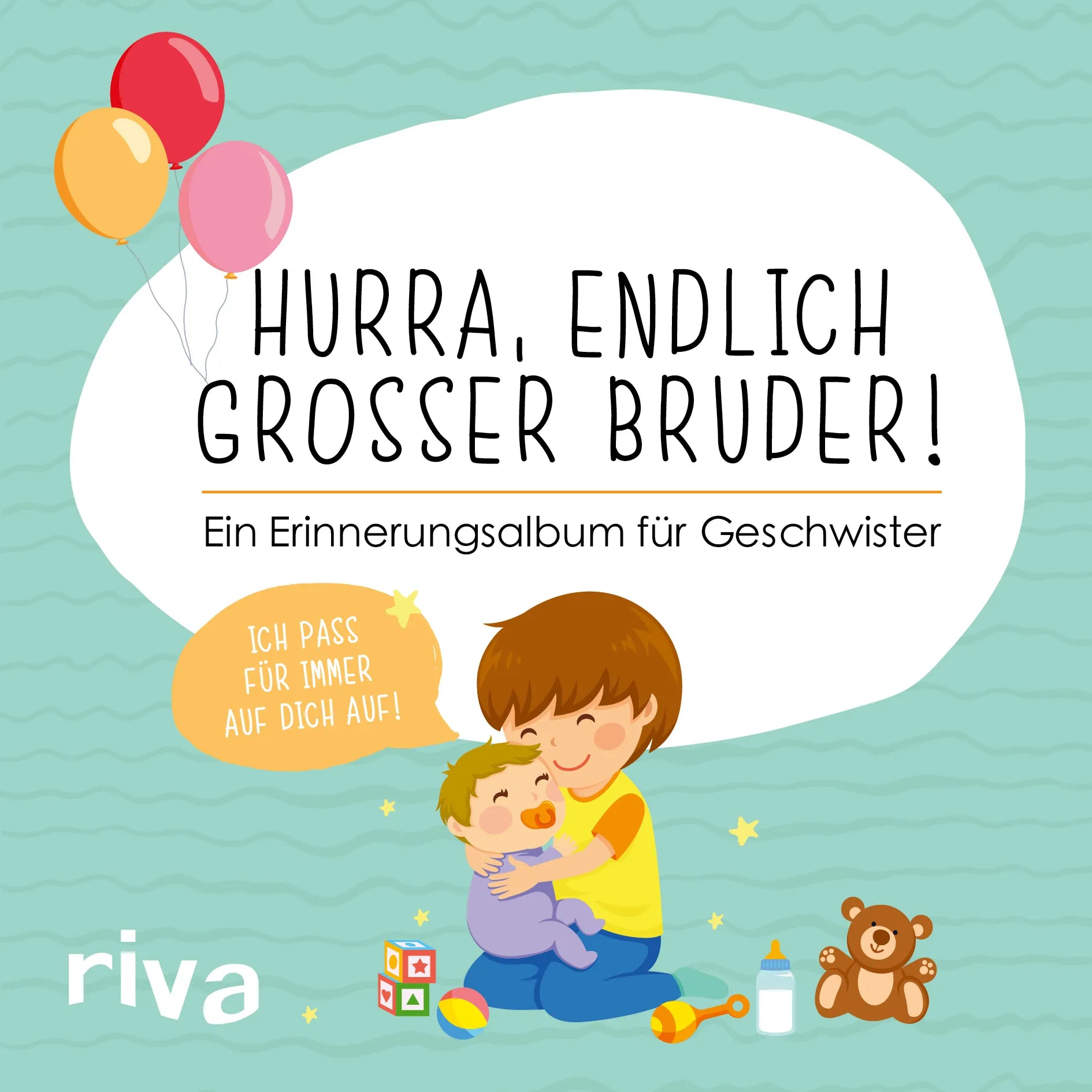 Buchcover von 'Hurra, endlich großer Bruder!' - Gebundene Ausgabe von riva Verlag