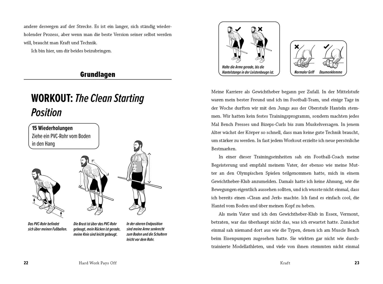 Innenansicht von 'HWPO: Hard work pays off' - Gebundene Ausgabe