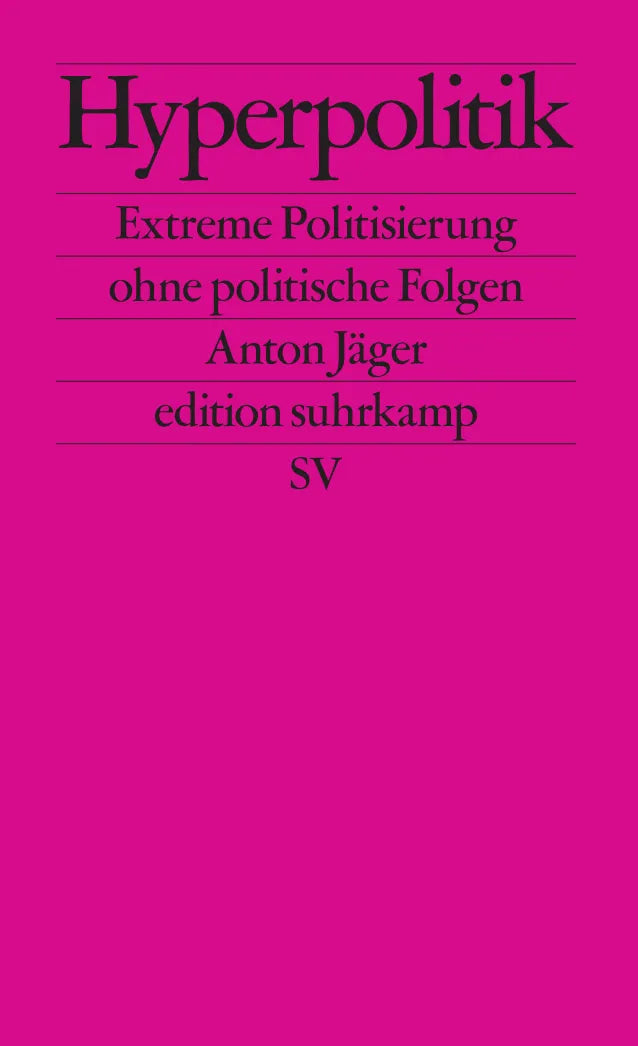 Buchcover von 'Hyperpolitik' - Taschenbuch von Anton Jäger