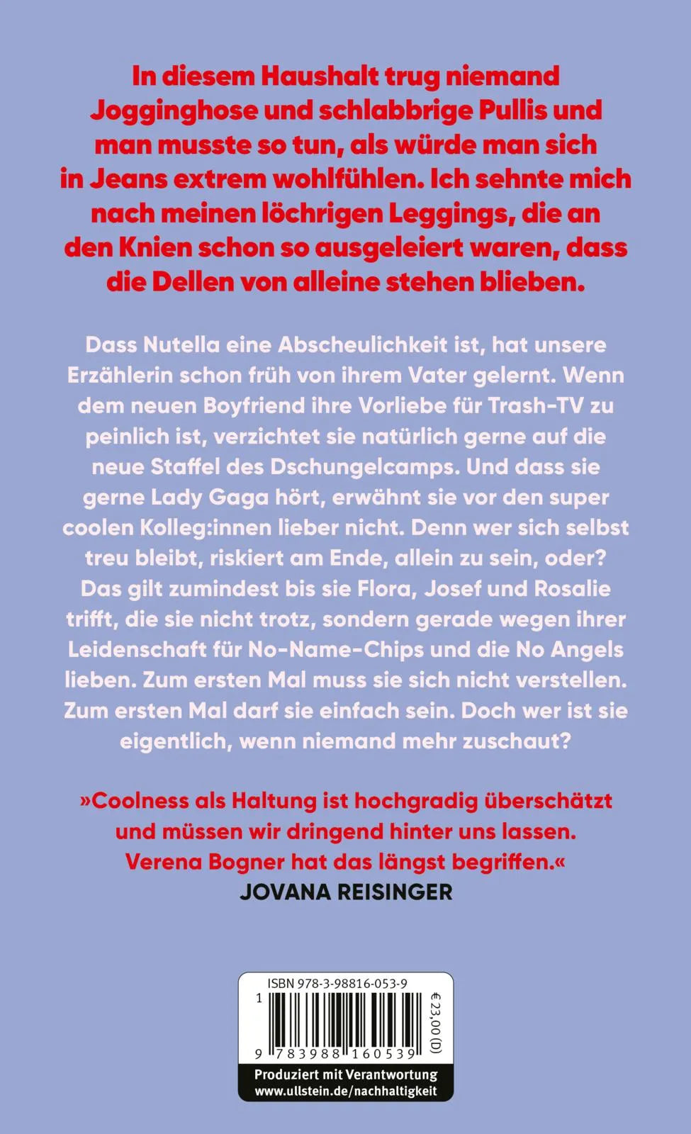 Buchrückseite von 'I am cringe, but I am free' mit Klappentext - Gebundene Ausgabe