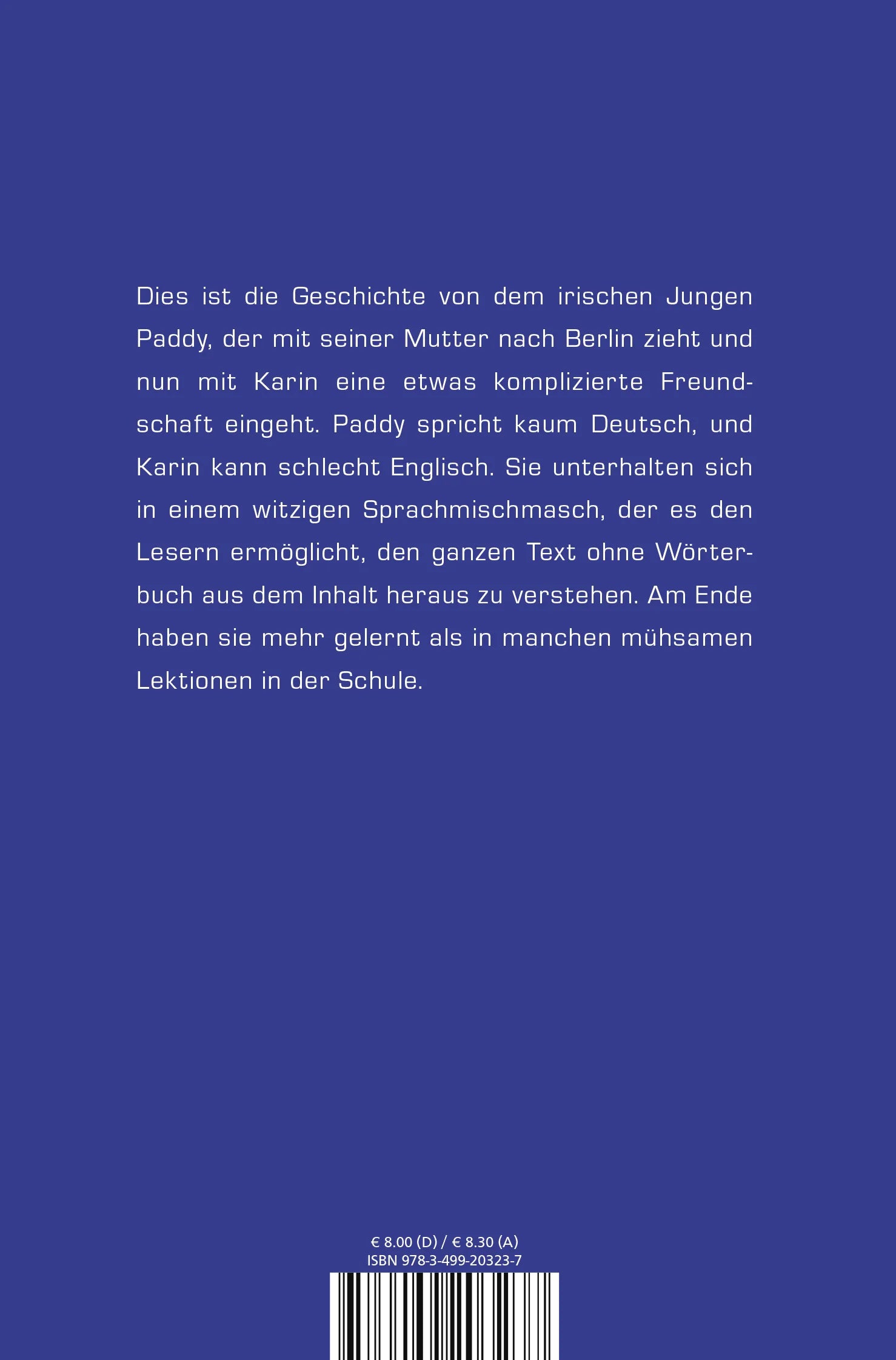 Buchrückseite von 'I like you - und du?' mit Klappentext - Taschenbuch