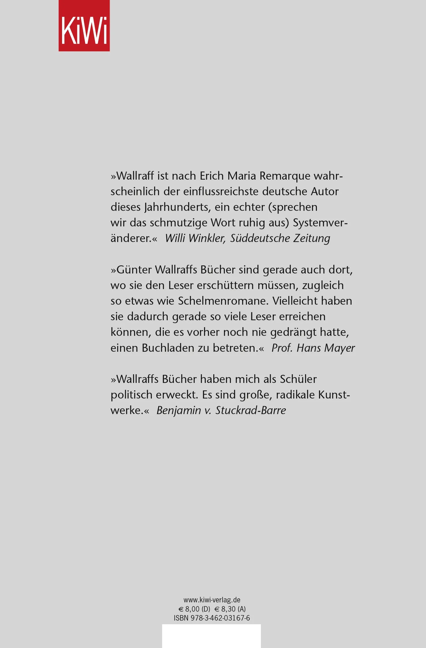 Buchrückseite von 'Ich - der andere' mit Klappentext - Taschenbuch