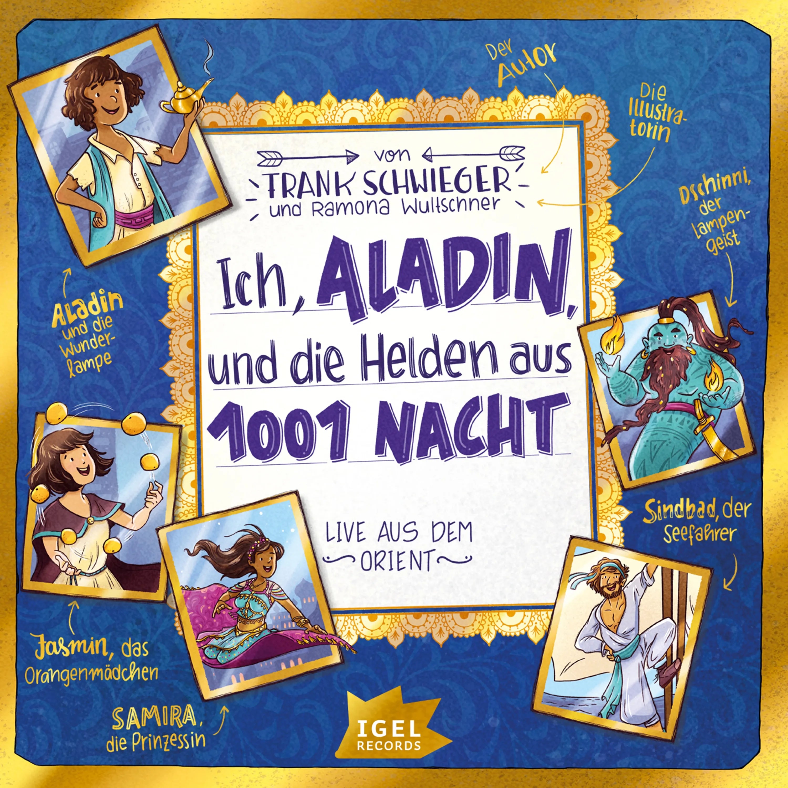Cover: Ich, Aladin und die Helden aus 1001 Nacht (Hörbuch Download) von Frank Schwieger