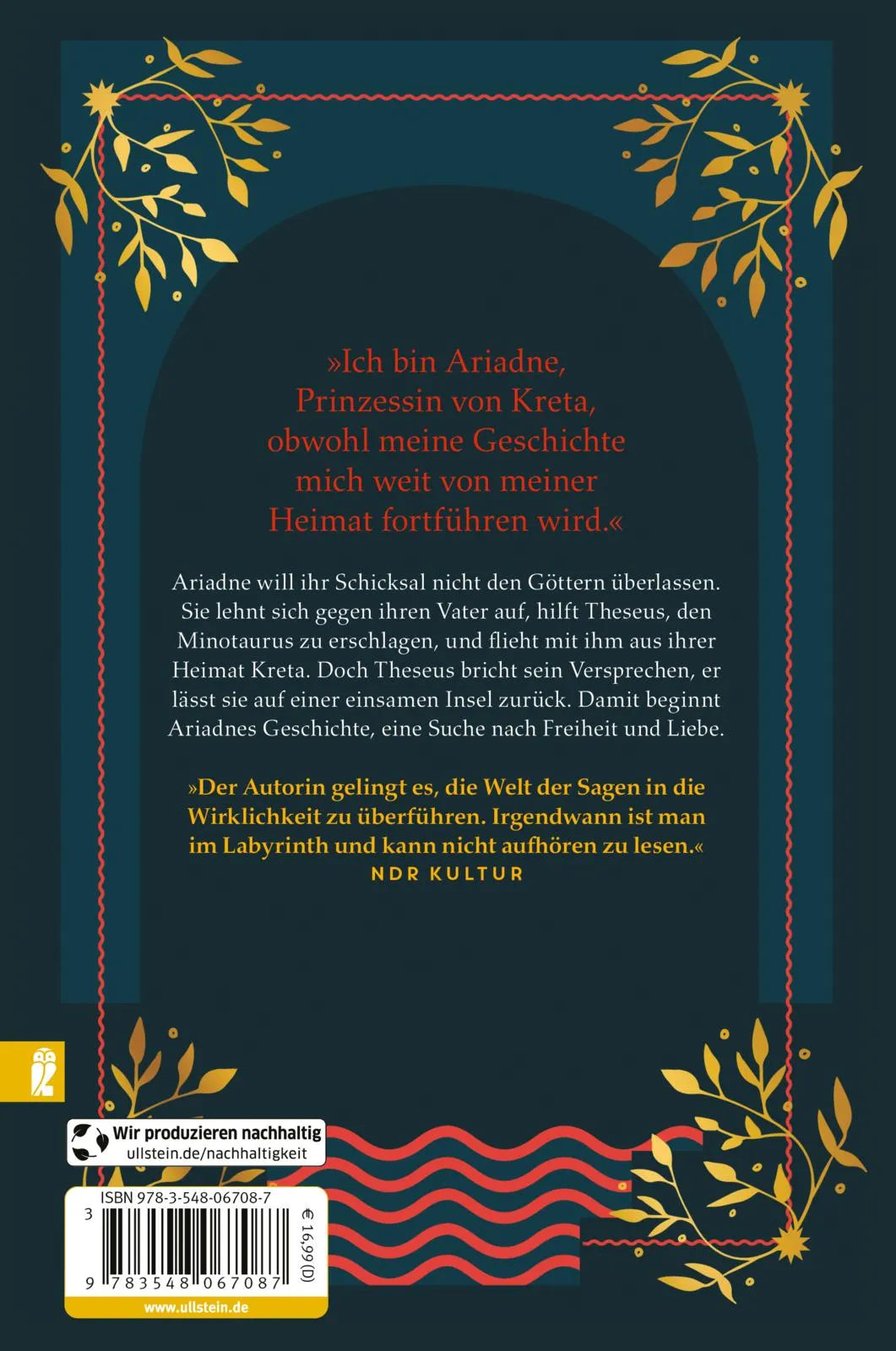 Rückseite: Ich, Ariadne (Paperback)