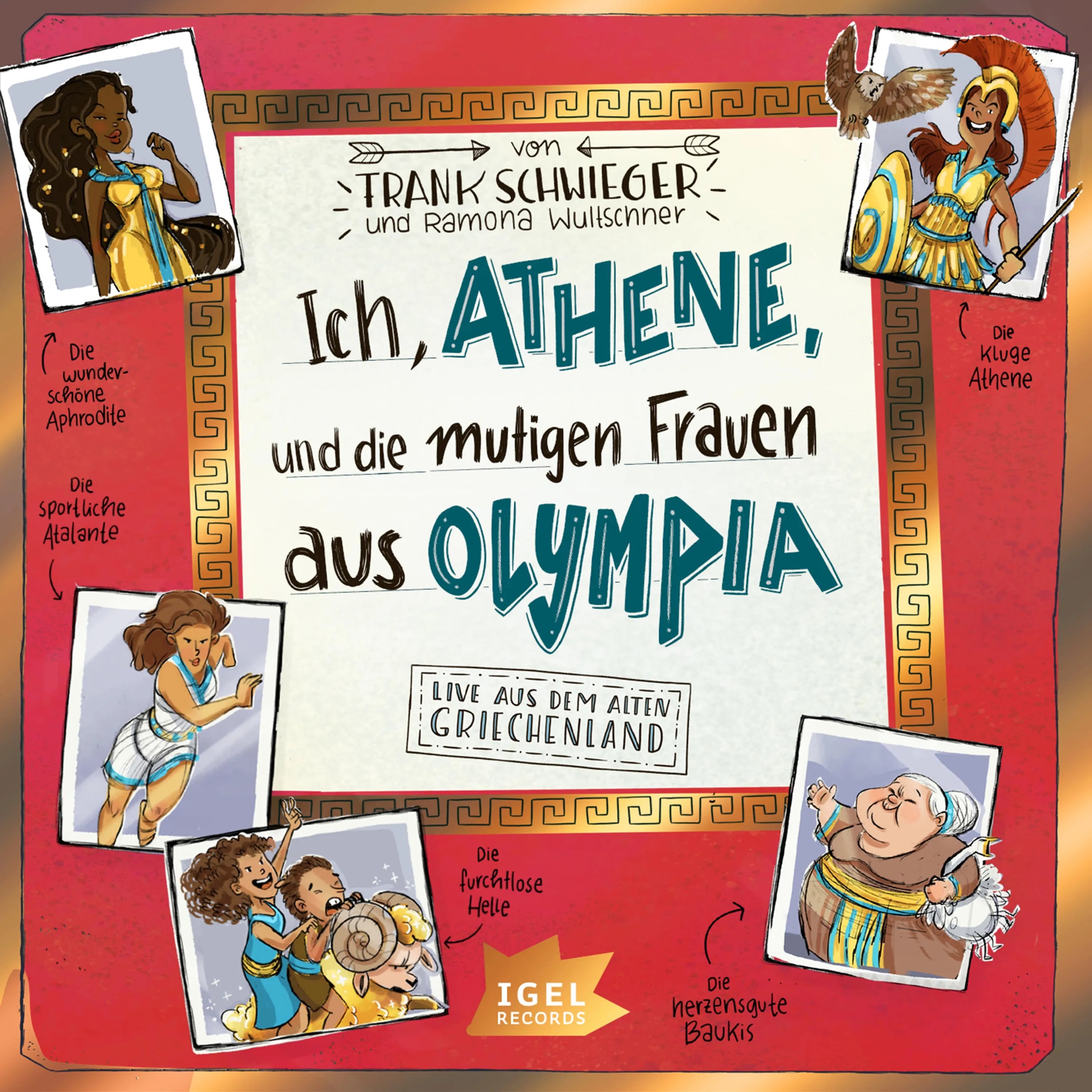 Cover: Ich, Athene und die mutigen Frauen aus Olympia (Hörbuch Download) von Frank Schwieger