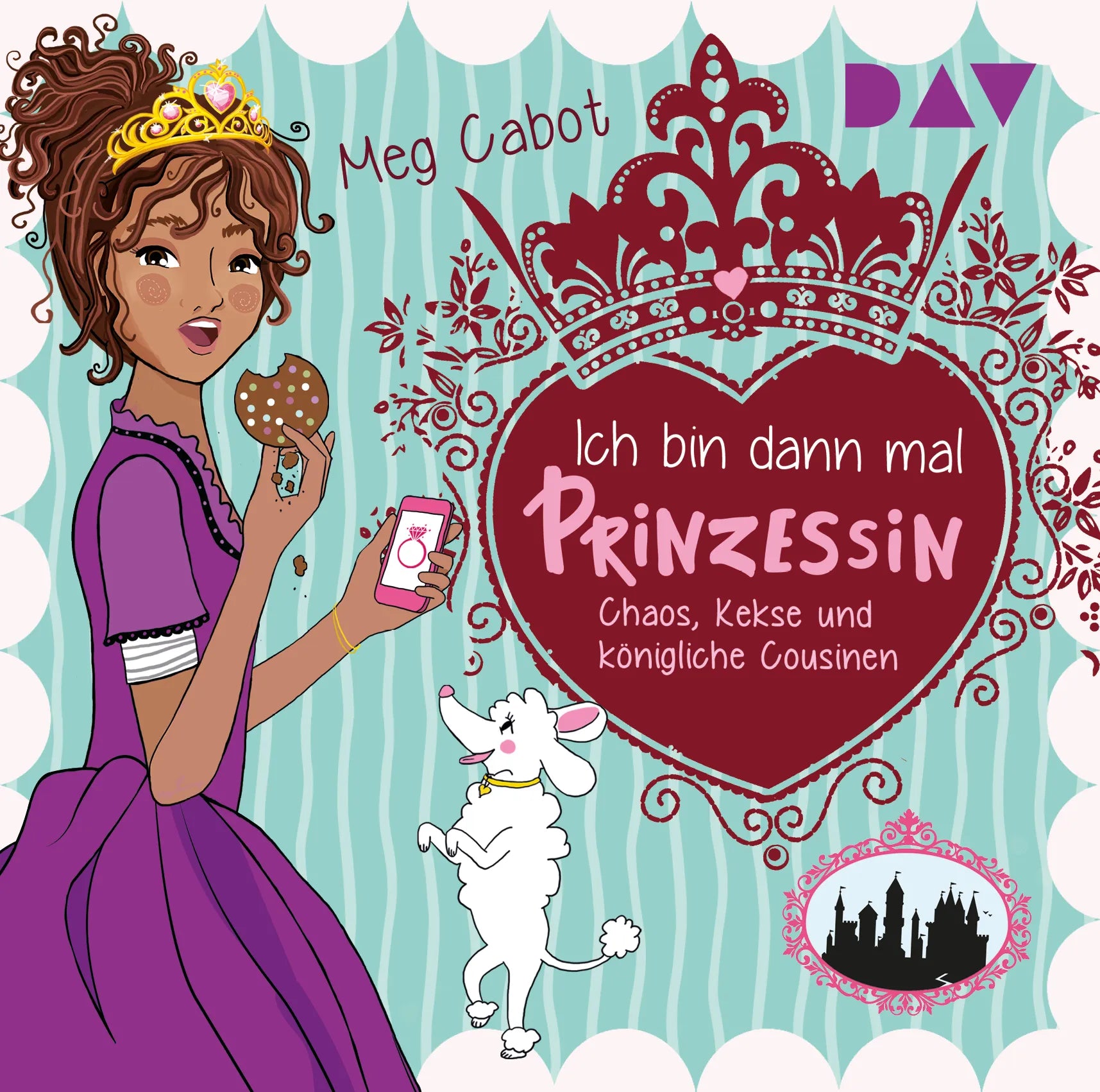 Buchcover von 'Ich bin dann mal Prinzessin – Teil 2: Chaos, Kekse und königliche Cousinen' - Hörbuch (CD) von Meg Cabot