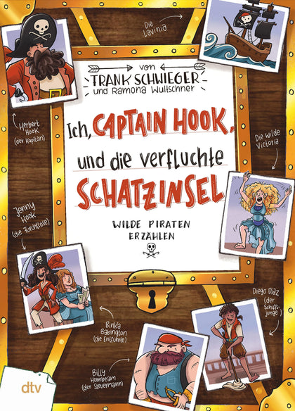 Cover: Ich, Captain Hook, und die verfluchte Schatzinsel – Wilde Piraten erzählen (E-Book) von Frank Schwieger