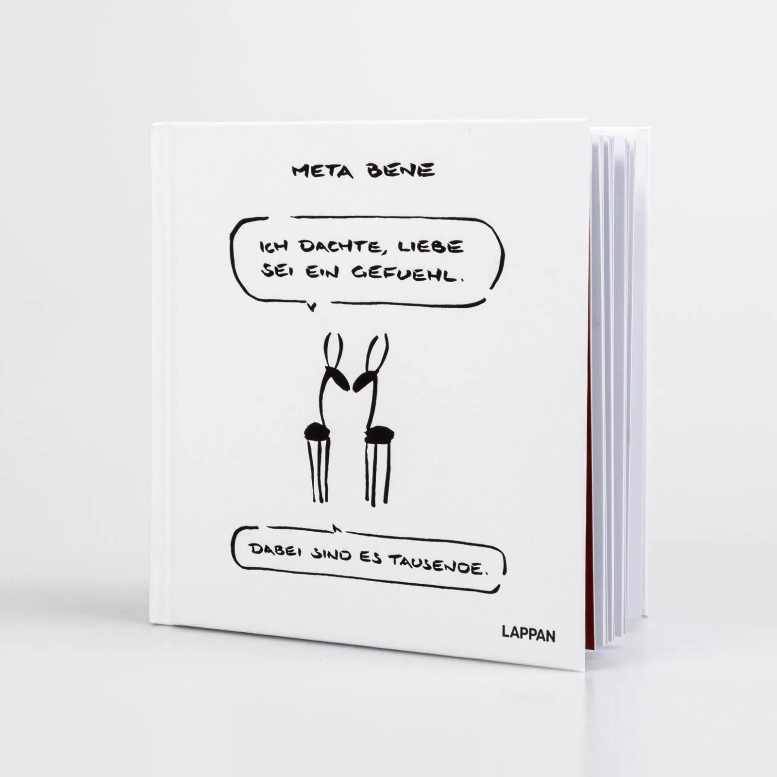 Produktansicht: Ich dachte, Liebe sei ein Gefühl, dabei sind es tausende! (Gebundene Ausgabe)