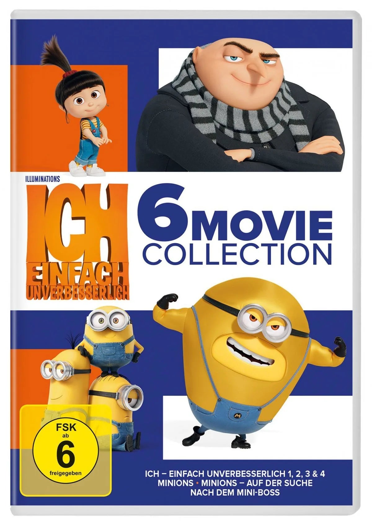 Ich einfach unverbesserlich & Minions - 6-Movie - DVD