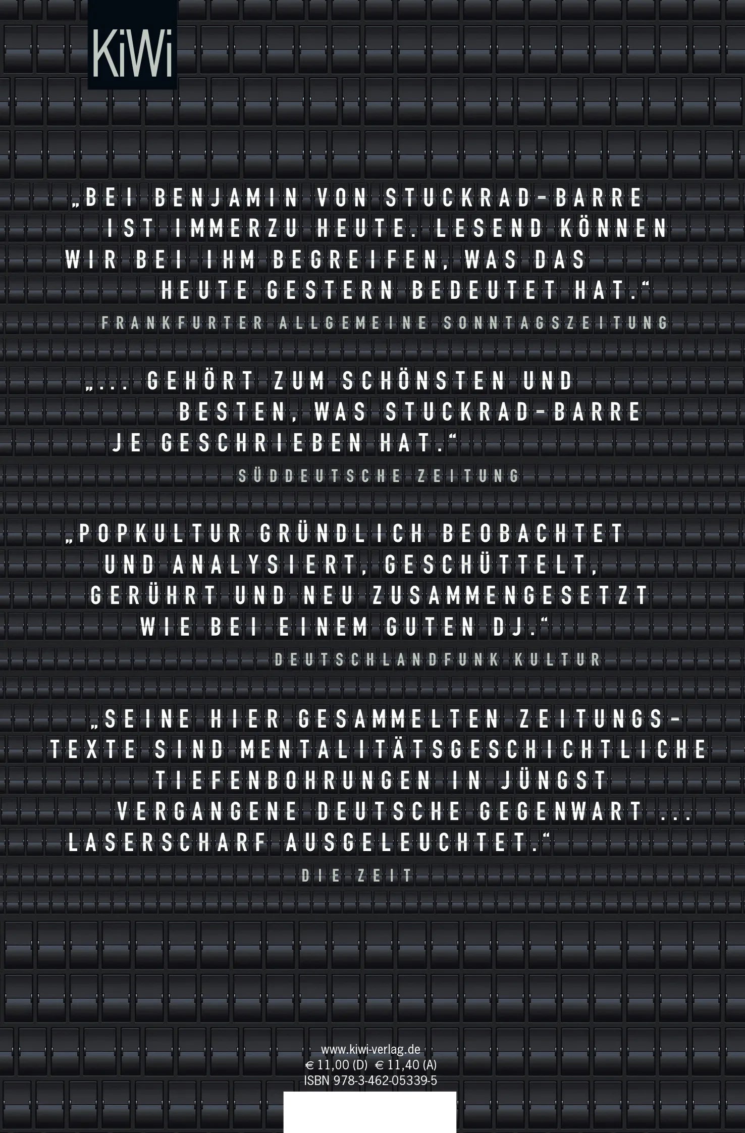 Buchrückseite von 'Ich glaub, mir geht's nicht so gut, ich muss mich mal irgendwo hinlegen' mit Klappentext - Taschenbuch
