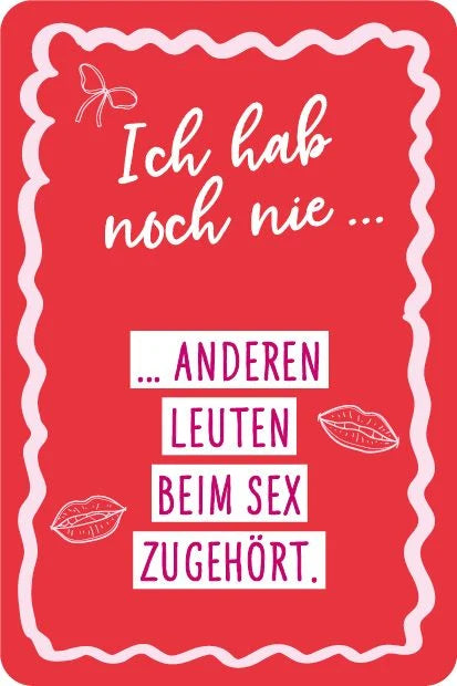 Kartenspiel: Ich hab noch nie ... – für den Junggesellinnenabschied – Ansicht