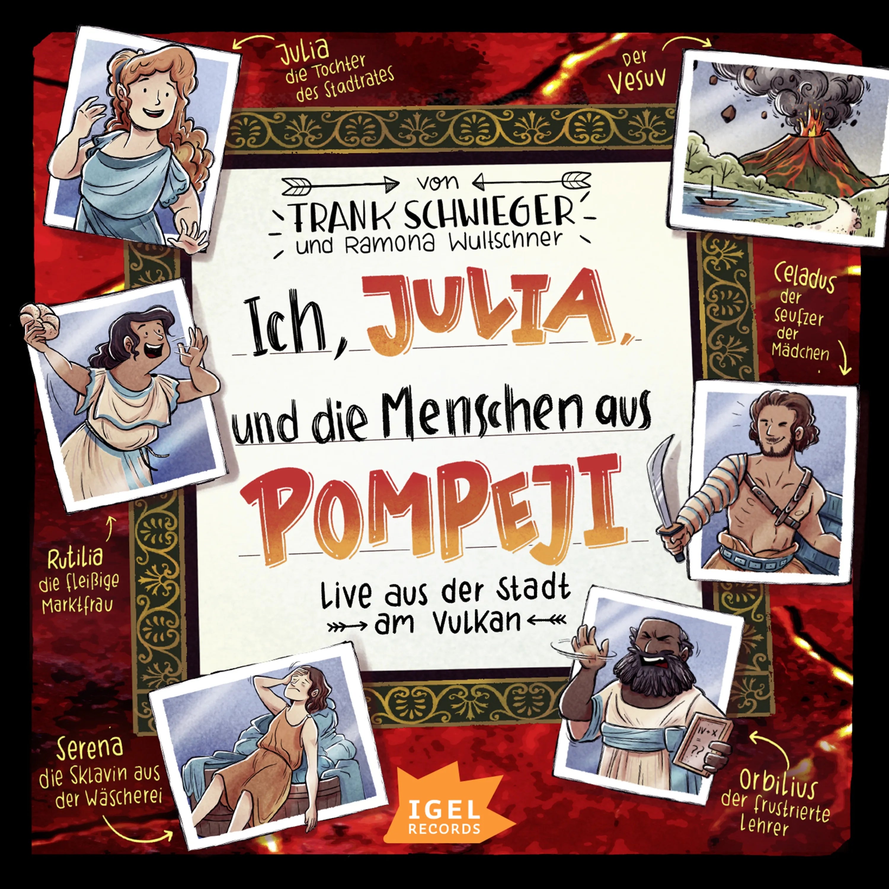 Cover: Ich, Julia, und die Menschen aus Pompeji (Hörbuch Download) von Frank Schwieger