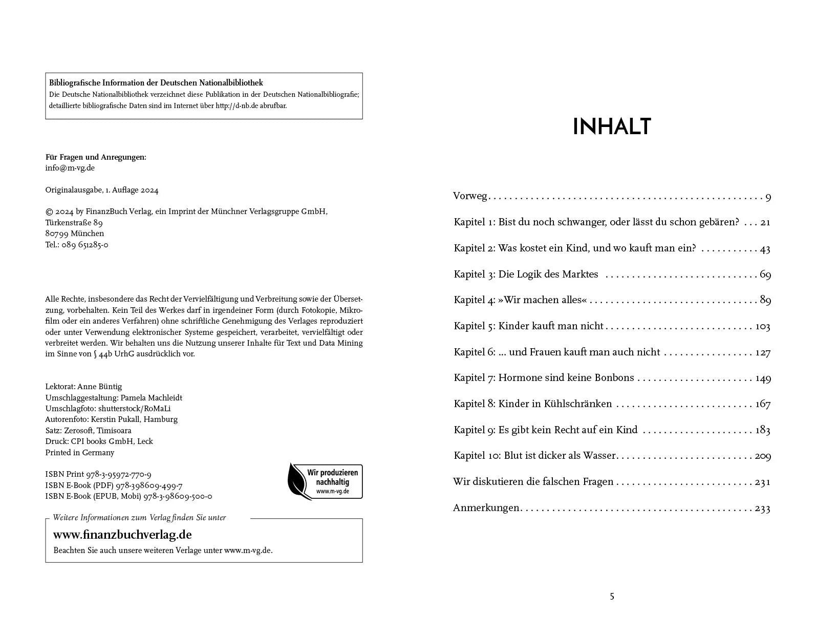 Innenansicht von 'Ich kauf mir ein Kind' - Taschenbuch