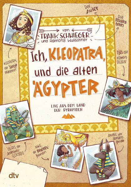 Buchcover von 'Ich, Kleopatra, und die alten Ägypter – Live aus dem Land der Pyramiden' - Taschenbuch von Frank Schwieger