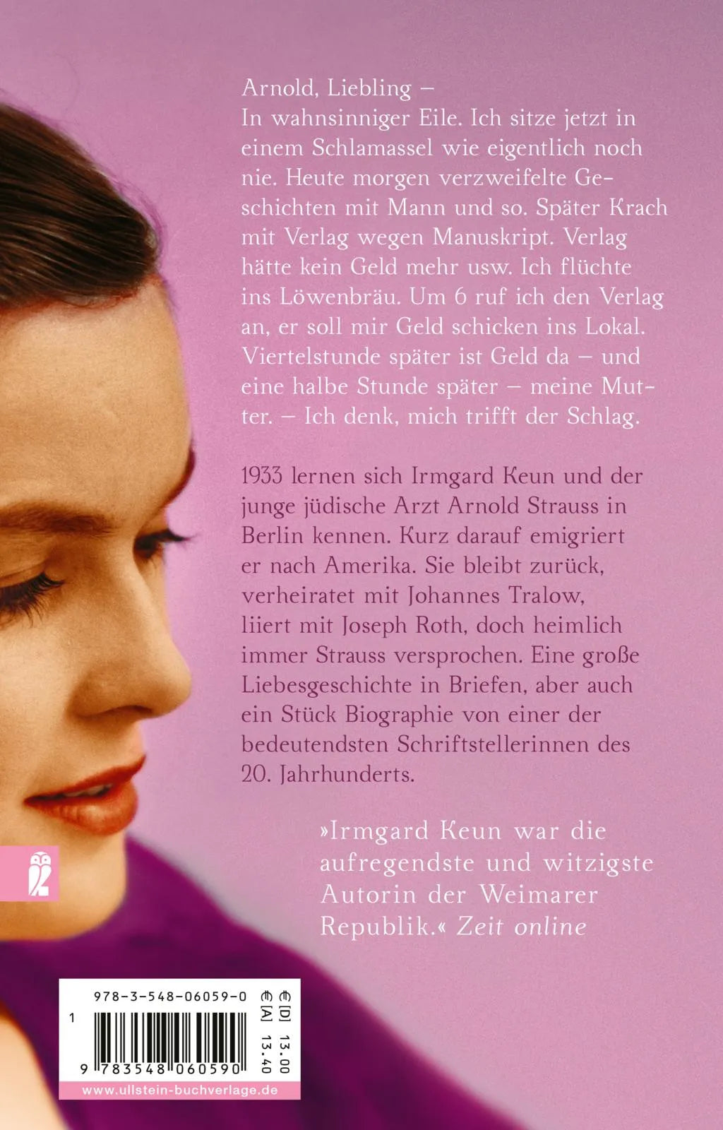 Buchrückseite von 'Ich lebe in einem wilden Wirbel' mit Klappentext - Taschenbuch
