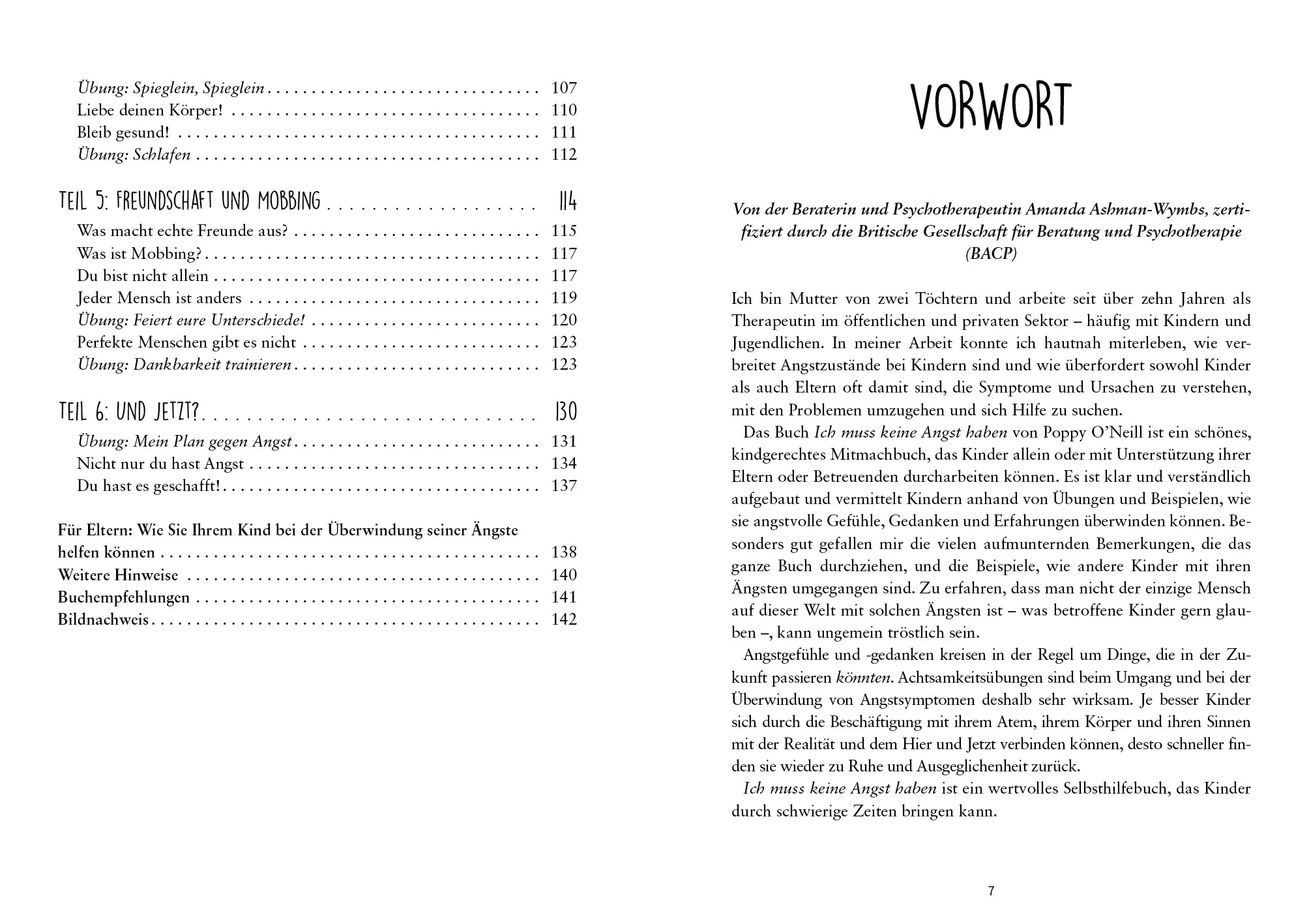 Innenansicht von 'Ich muss keine Angst haben' - Taschenbuch