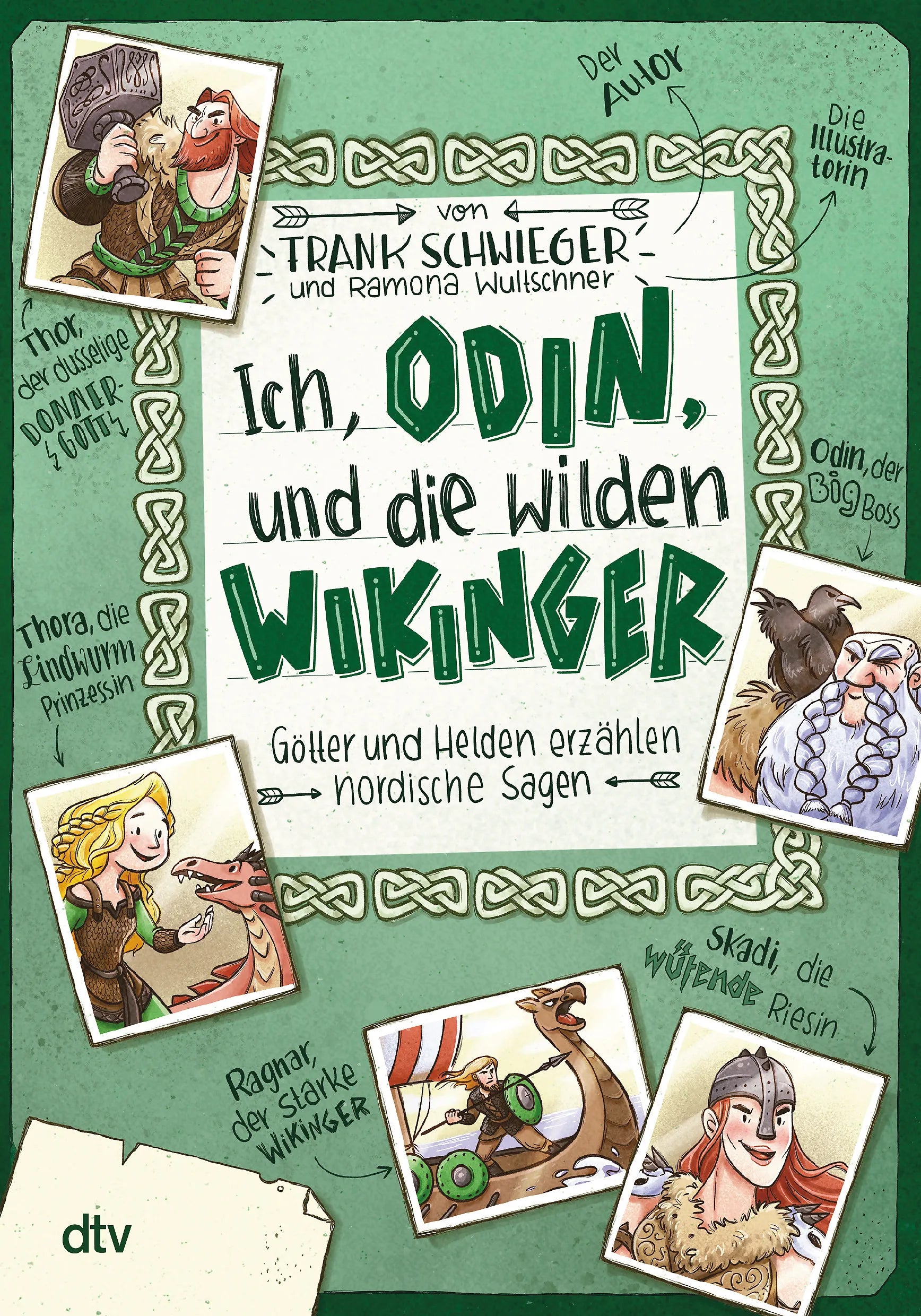 Buchcover von 'Ich, Odin, und die wilden Wikinger – Götter und Helden erzählen nordische Sagen' - Taschenbuch von Frank Schwieger