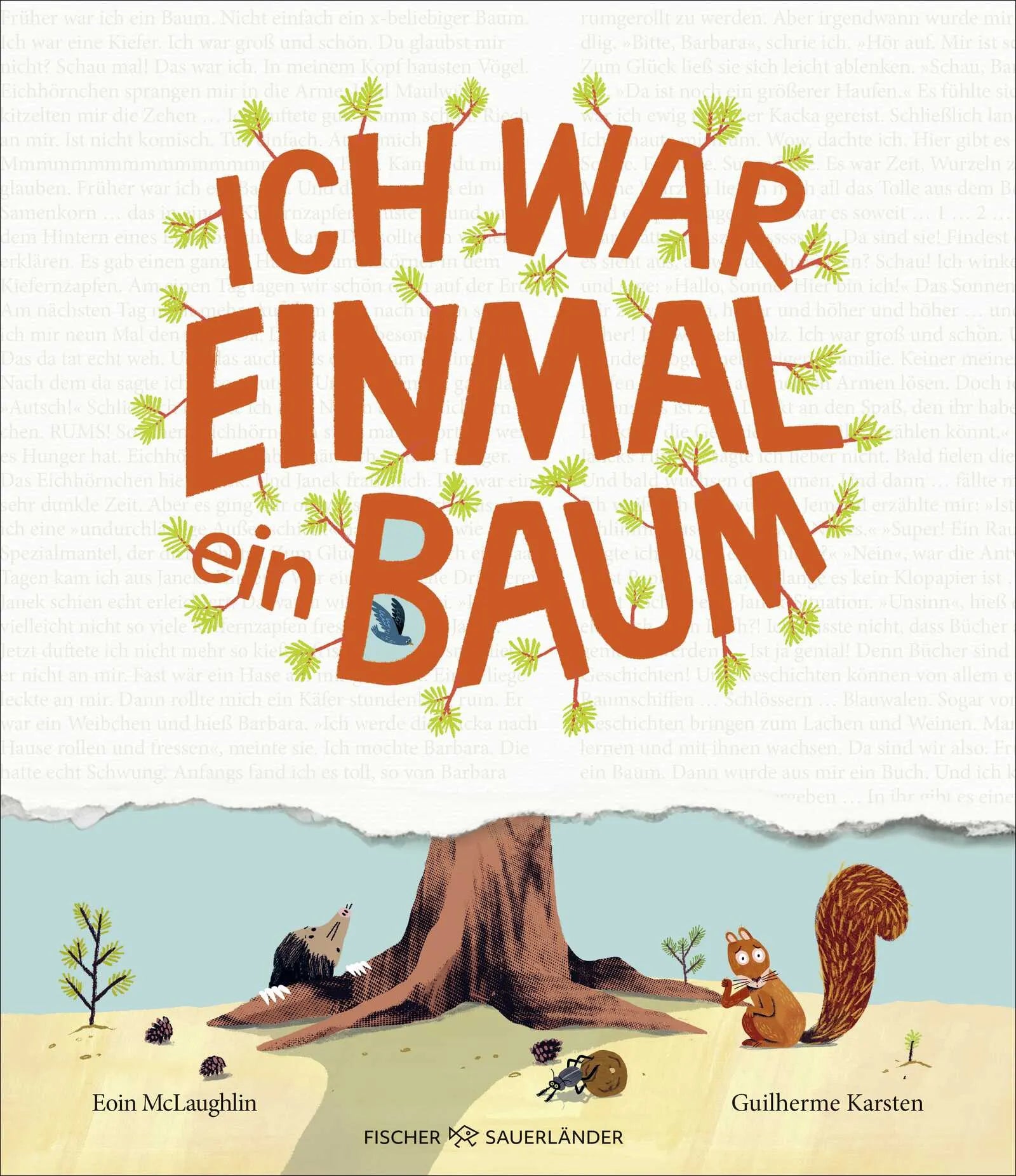 Buchcover von 'Ich war einmal ein Baum' - Gebundene Ausgabe von Eoin McLaughlin