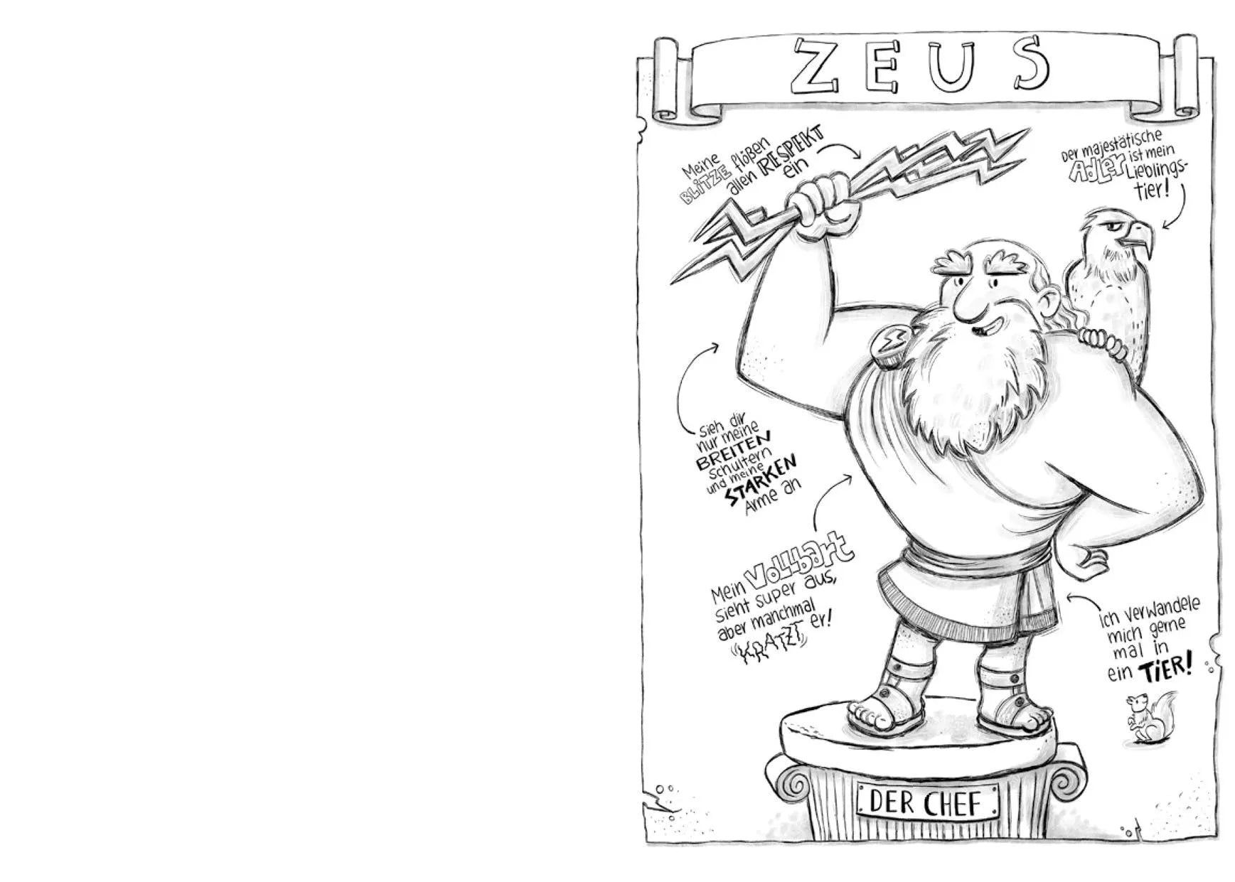 Produktansicht: Ich, Zeus, und die Bande vom Olymp – Götter und Helden erzählen griechische Sagen (Taschenbuch)
