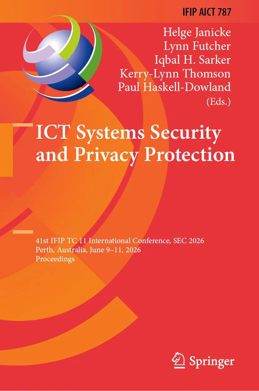Cover: ICT Systems Security and Privacy Protection (E-Book) von Helge Janicke