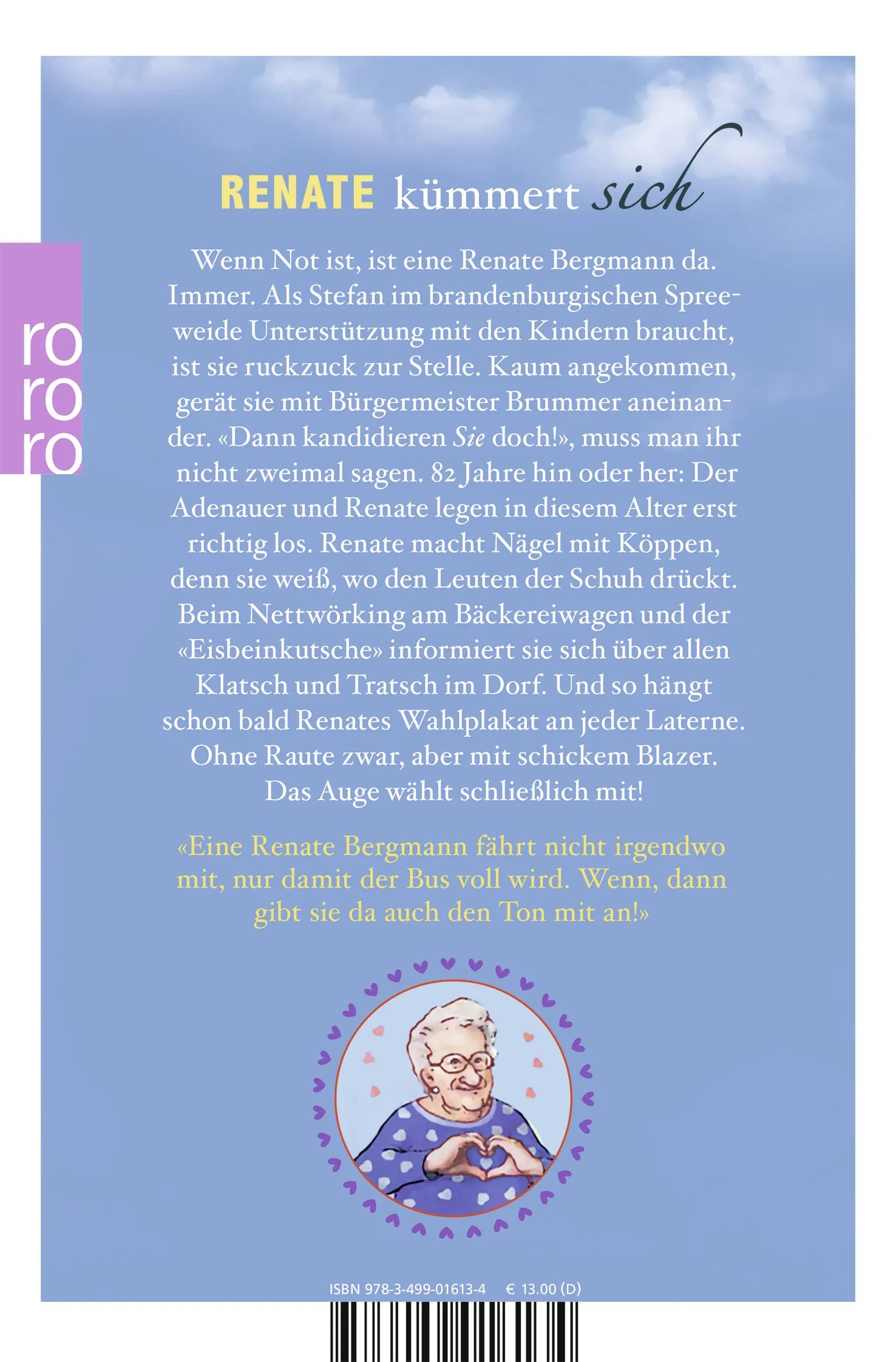 Buchrückseite von 'Ihr habt es gut, ihr habt ja mich' mit Klappentext - Taschenbuch