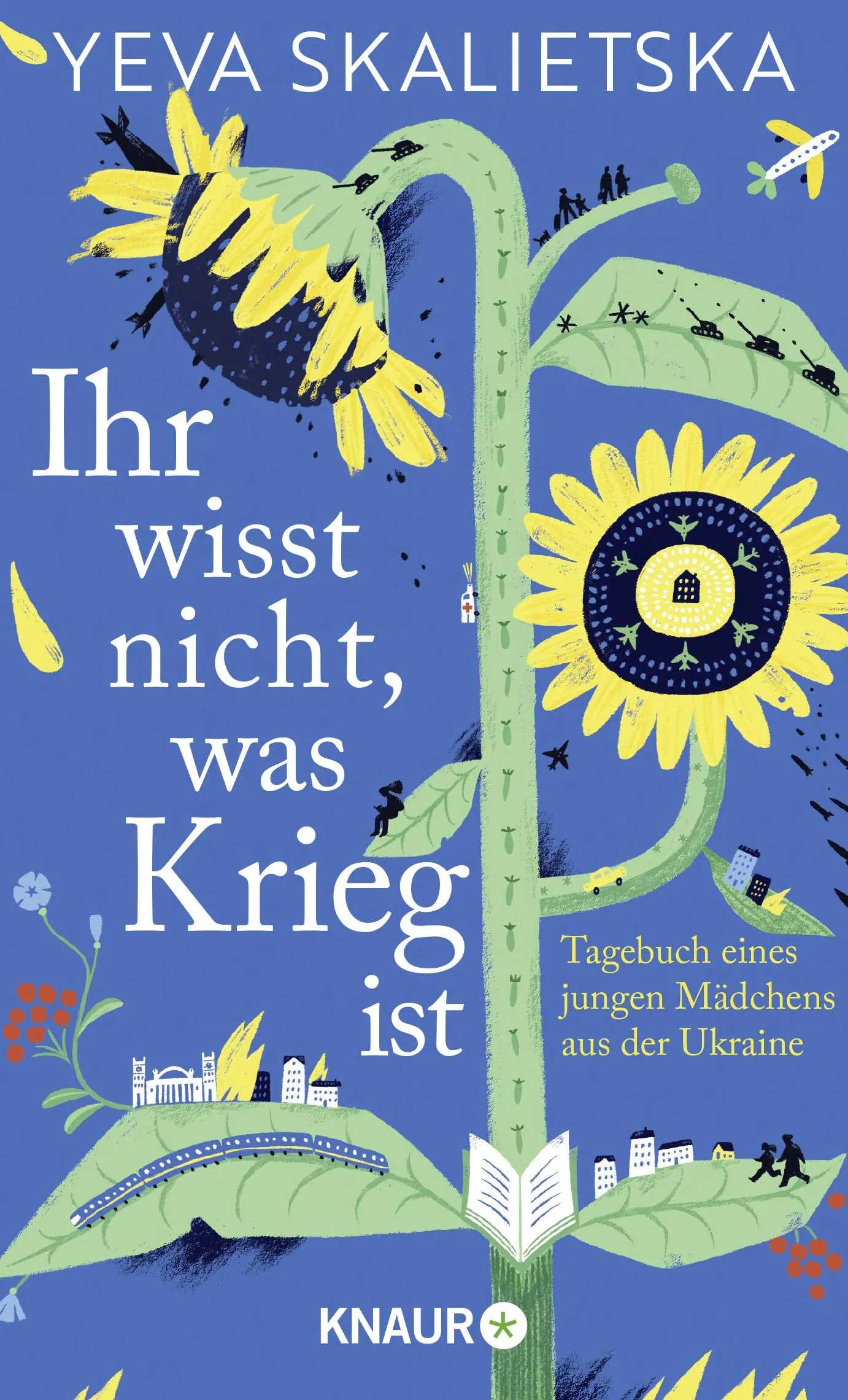 Buchcover von 'Ihr wisst nicht, was Krieg ist' - Gebundene Ausgabe von Yeva Skalietska