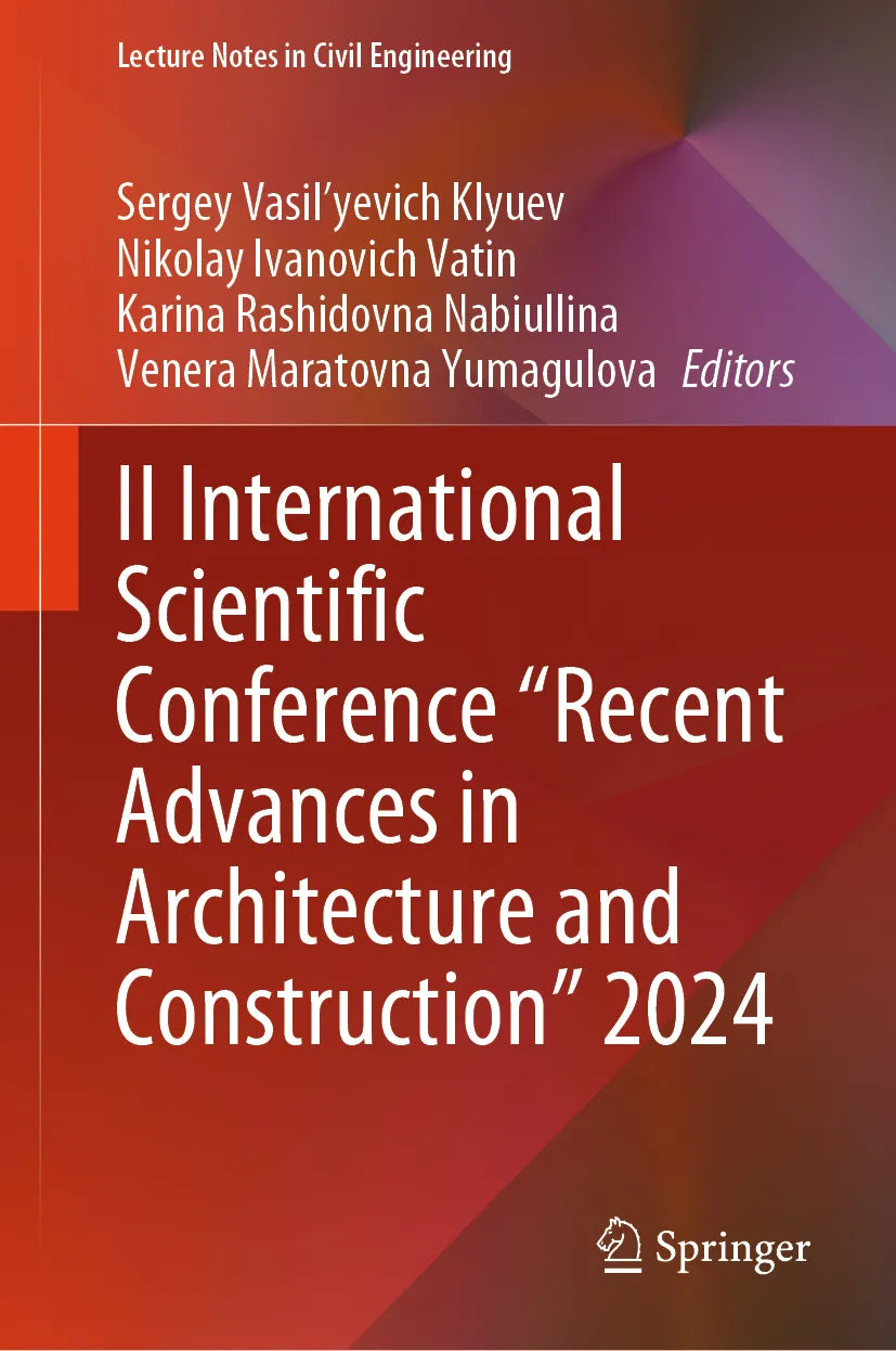Cover: II International Scientific Conference "Recent Advances in Architecture and Construction" 2024 (E-Book)