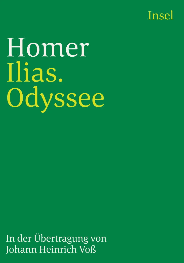 Buchcover von 'Ilias. Odyssee' - Taschenbuch von Homer