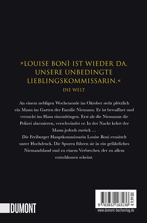 Buchrückseite von 'Im Auftrag der Väter' mit Klappentext - Taschenbuch