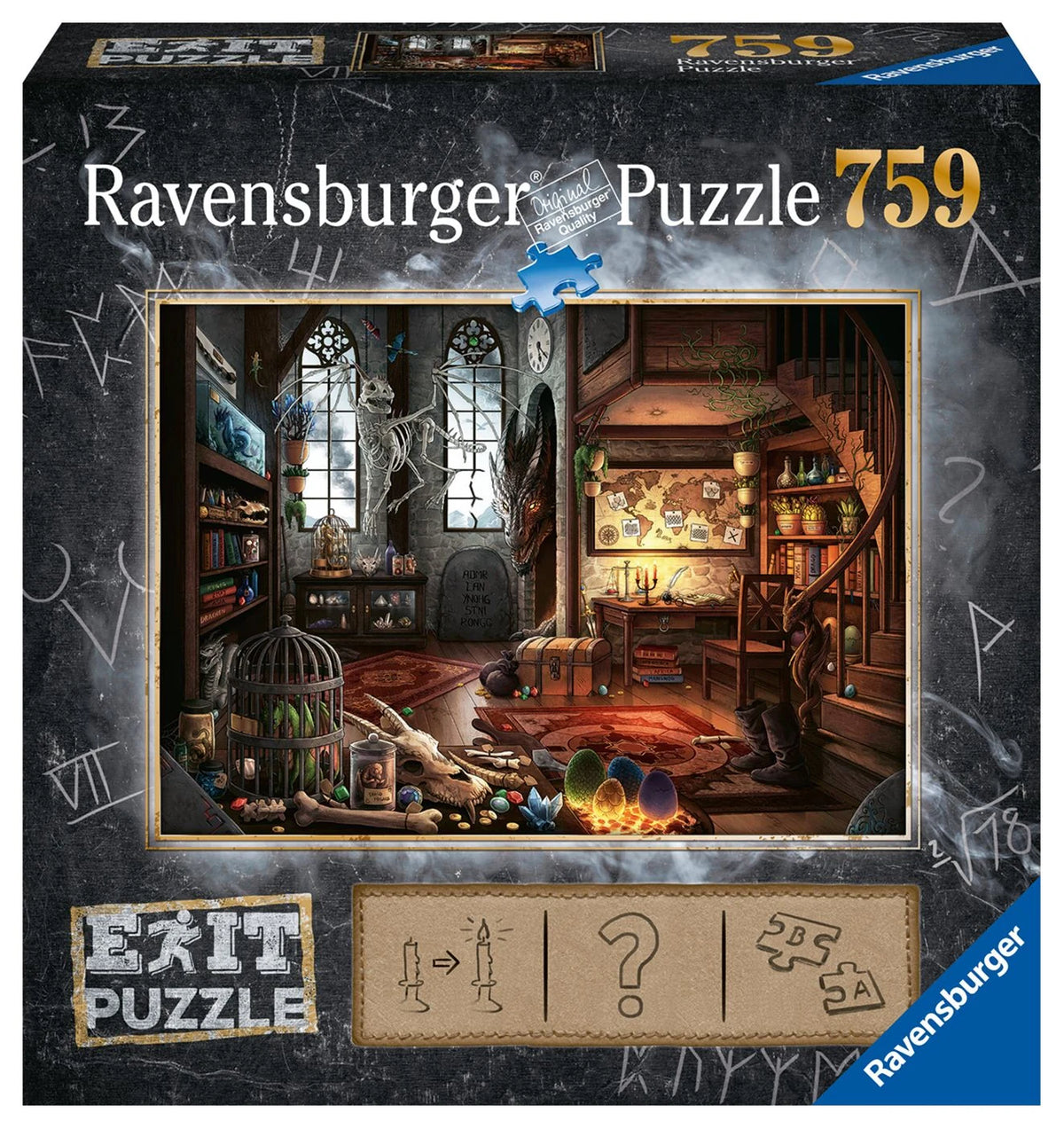 Puzzle: Erwachsenenpuzzle 759 Teile - Im Drachenlabor