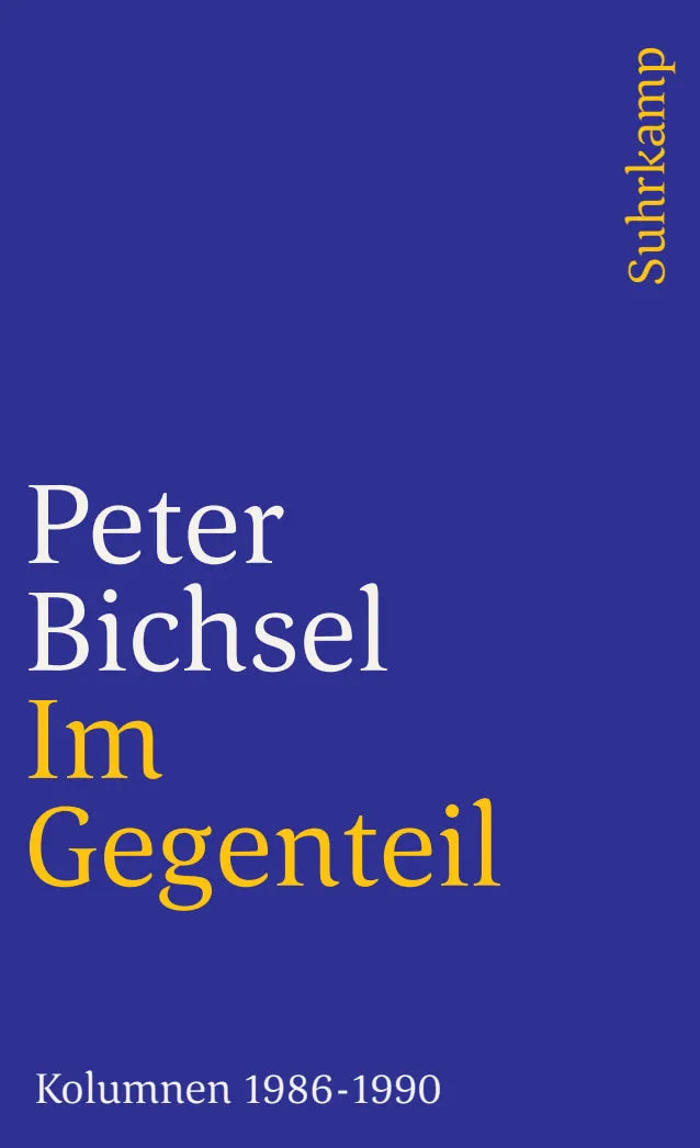 Buchcover von 'Im Gegenteil' - Taschenbuch von Peter Bichsel