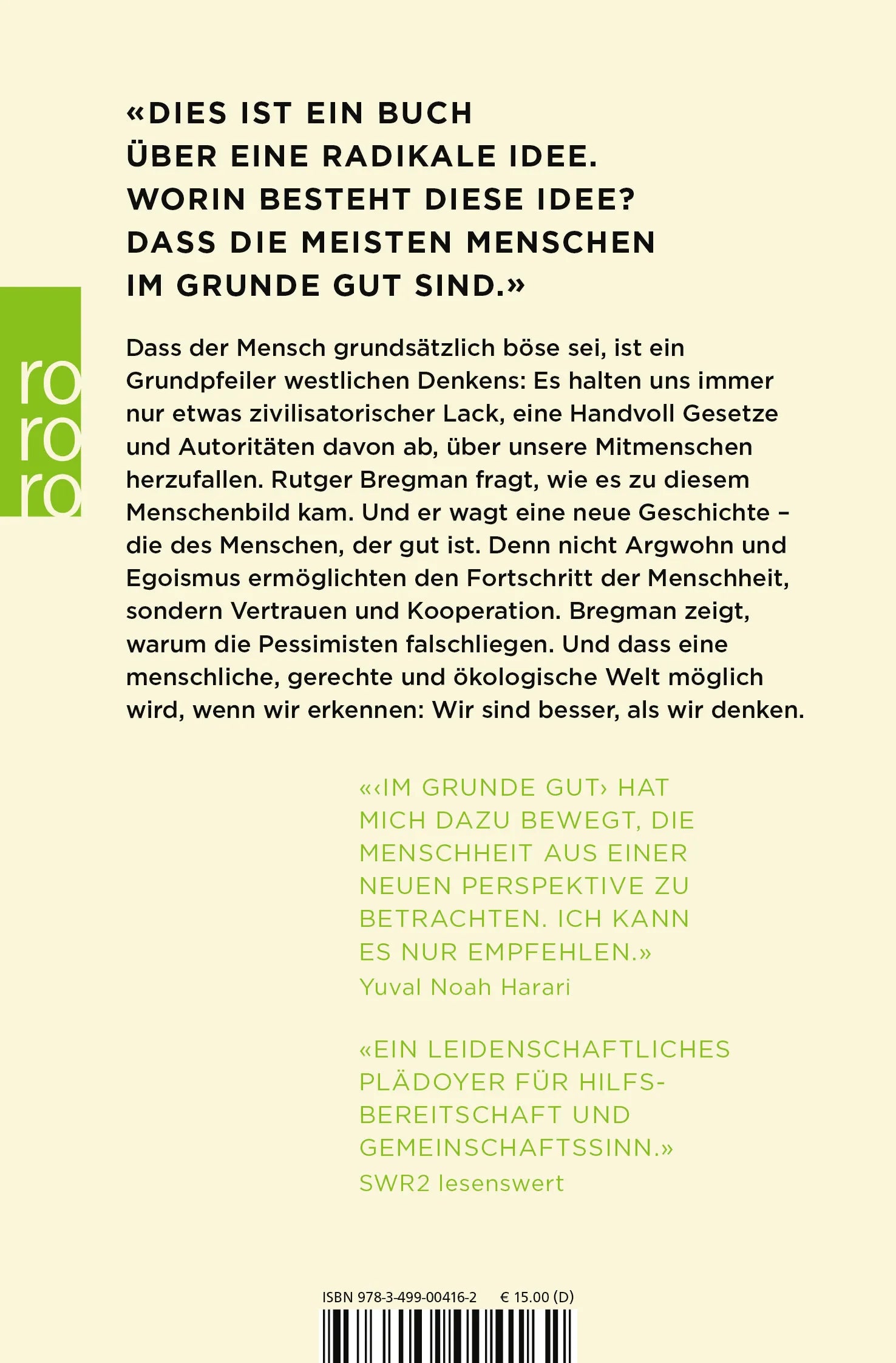 Rückseite: Im Grunde gut (Taschenbuch)