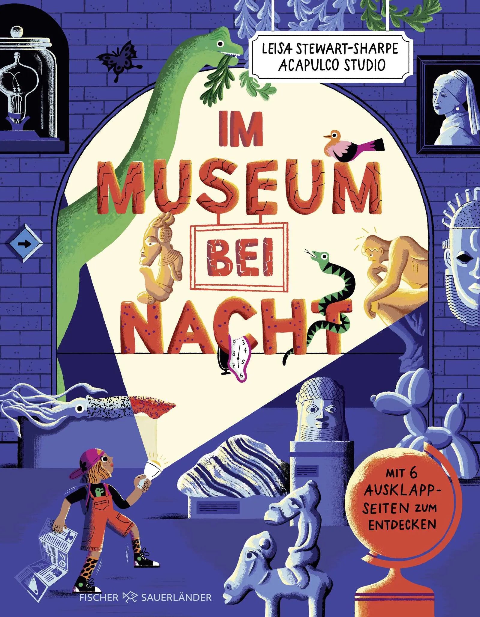 Buchcover von 'Im Museum bei Nacht' - Gebundene Ausgabe von Leisa Stewart-Sharpe